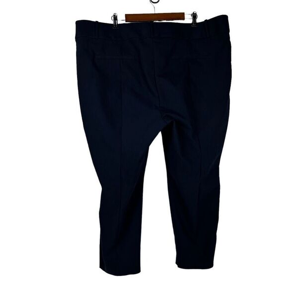 Loft Plus Marisa Skinny Blue Pants Trousers Back Seam size 24 - Picture 2 of 6